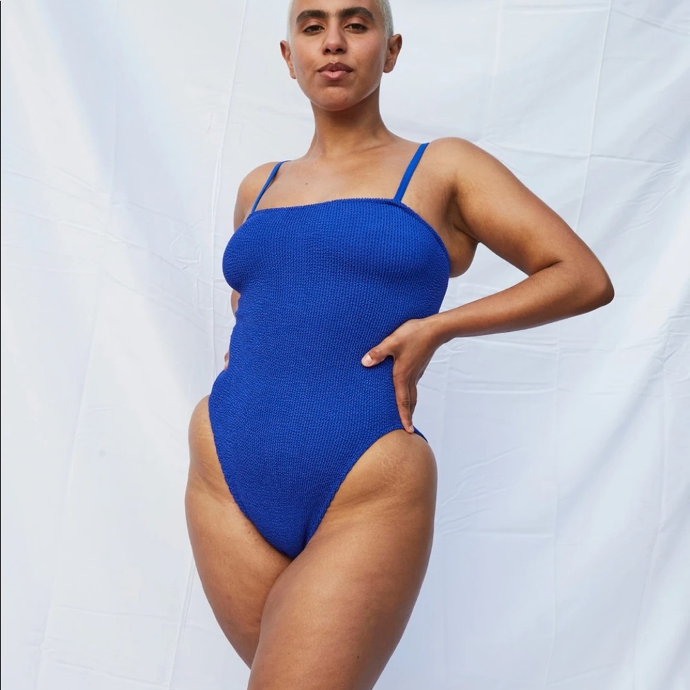 NWT Youswim poise one-piece in cobalt